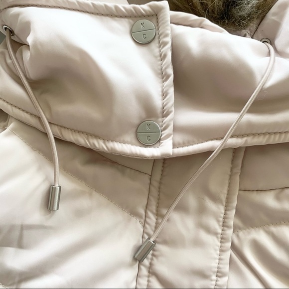 🌸New🌸 Kenneth Cole Faux Fur Puffer Jacket Sz M - Picture 10 of 16